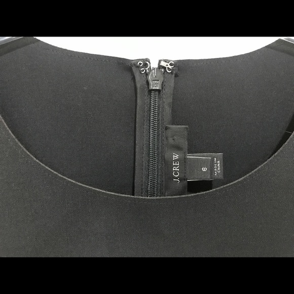 NWOT J Crew scalloped sleeveless dress LBD SZ 6 - Picture 4 of 5